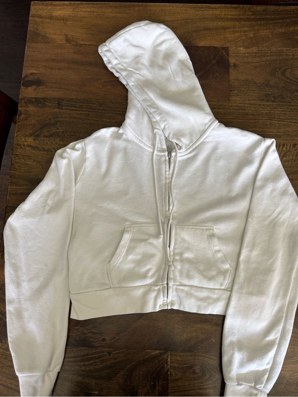 Brandy Melville White Hoodie